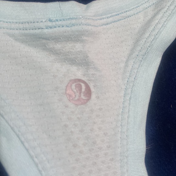 Lululemon icing Blue swiftly race length tank - Picture 2 of 3
